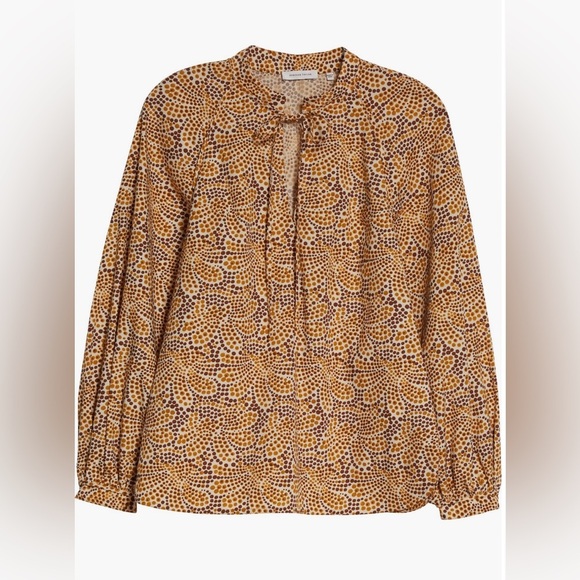 NWT Rebecca Taylor Floral Abstract Blouse - Picture 3 of 10